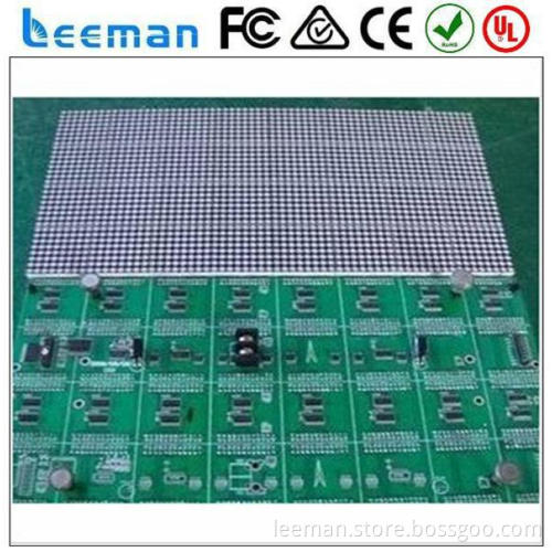 led curtain screen Leeman P3.91 SMD double sided outdoor led display